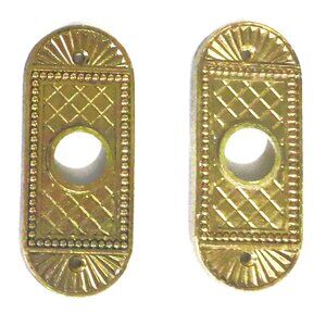 Metal Decorative Doorbell Mounts Set Of 2 Remodel Restoration